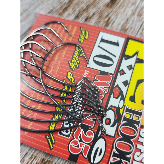 Крючок Decoy Worm25 Hook Wide #1/0 (8 шт/уп), фото , изображение 7