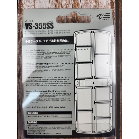 Коробка Meiho Versus VS-355SS 97х64х20 к:black, фото , изображение 3