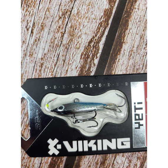 Балансир Viking Fishing Yeti Ice Jig 30mm 5.0g #03 Light Blue Glam, Розмір/Вага: 30мм/5г, Колір балансиру: #3 Light Blue Glam, фото , изображение 5