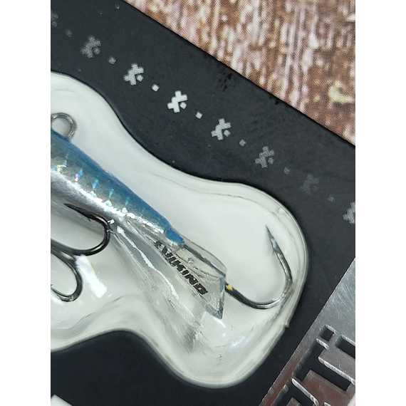 Балансир Viking Fishing Yeti Ice Jig 30mm 5.0g #03 Light Blue Glam, Розмір/Вага: 30мм/5г, Колір балансиру: #3 Light Blue Glam, фото , изображение 6