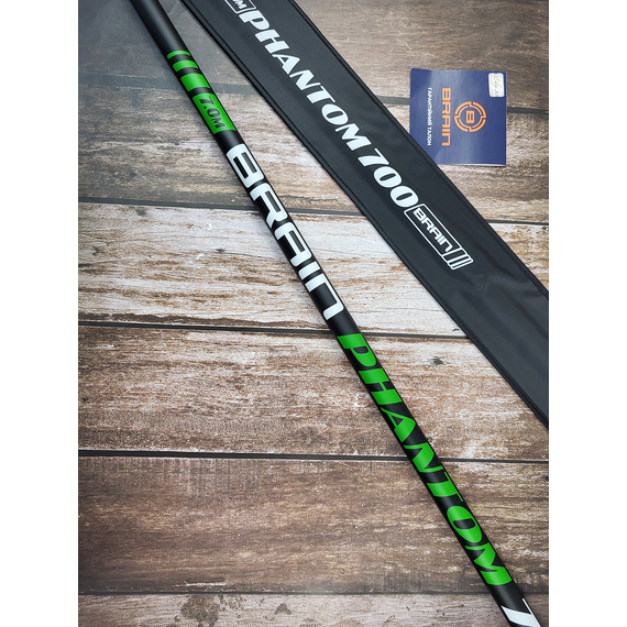 Махове вудлище Brain Phantom 7m, факт. довжина - 6,85m, 253g (телескопічне, без кілець) + чохол, Довжина: 7m, Тип вудлища: без кілець (махове), фото , изображение 7