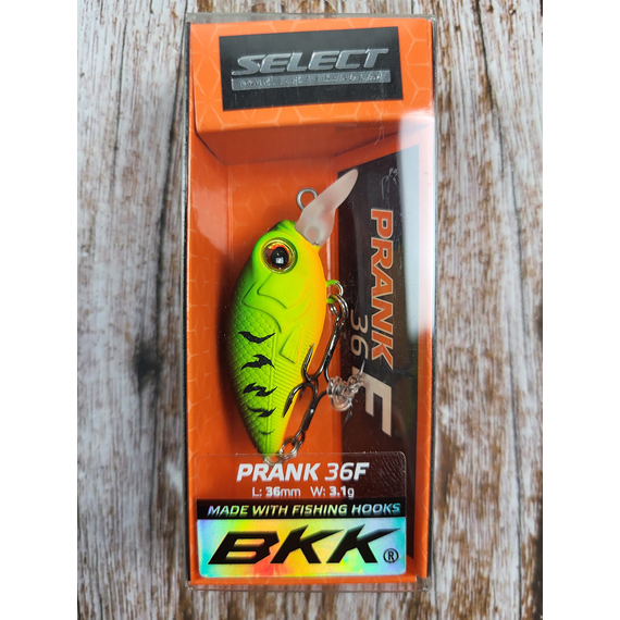 Воблер Select Prank 36F 36mm 3.1g #02 (0.3-0.5m), Колір воблера: 02, фото , изображение 2