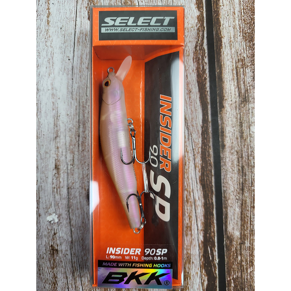 Воблер Select Insider 90SP 90mm 11.0g #20 (0.8-1.0m), Розмір/Вага: 90mm/11g, Колір воблера: col.20, фото , изображение 2