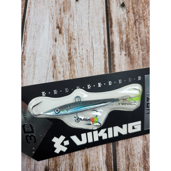 Балансир Viking Fishing Yeti Ice Jig 90mm 46.0g #14 Dark Mackerel, фото , изображение 5
