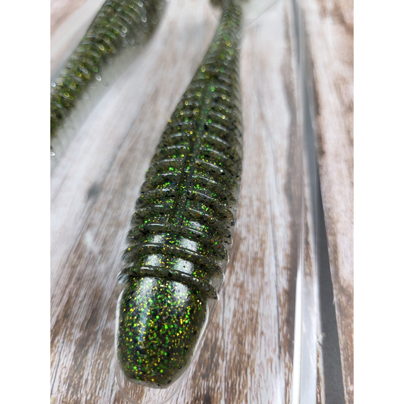 Силікон Keitech Swing Impact FAT 7.8" (2 шт/упак), колір:416 silver flash minnow, Довжина силікону: 7.8" (19.8 см), Колір силікону: 416 Silver Flash Minnow, фото , изображение 6