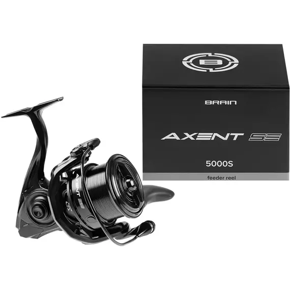 Катушка Brain Axent SE 5000S — фидерная катовая катушка с двумя клипсами, 7+1 подшипник, быстрый фрикцион, 4.7:1, фото , изображение 6