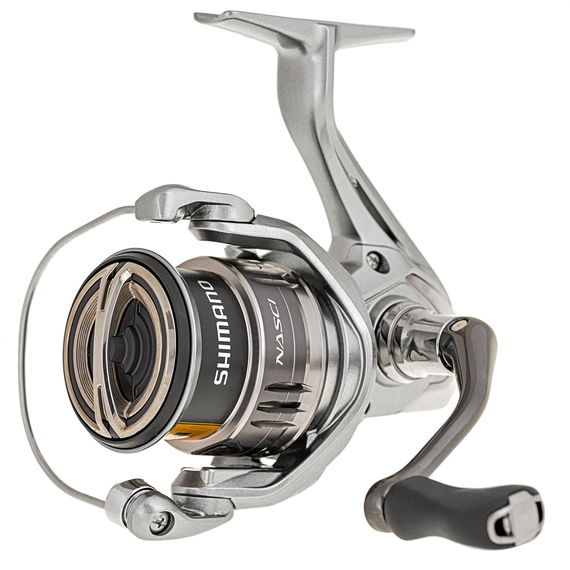 Котушка Shimano Nasci FC C2000S FC — 5+1 підшипник, низькопрофільна шпуля, Розмір шпулі: 2000, фото 
