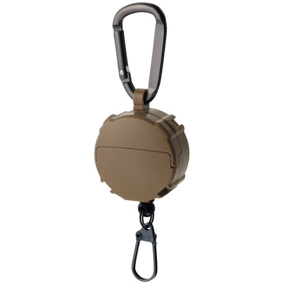 Ретривер DaiichiSeiko Carabiner Reel + Micro Case ц:dark earth, фото 