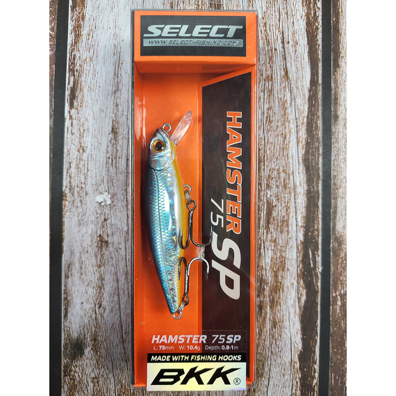 Воблер Select Hamster 75SP 75mm 10.4g #35 (0.8-1.0m), Розмір/Вага: 75mm/10g, Колір воблера: col.35, фото , изображение 2