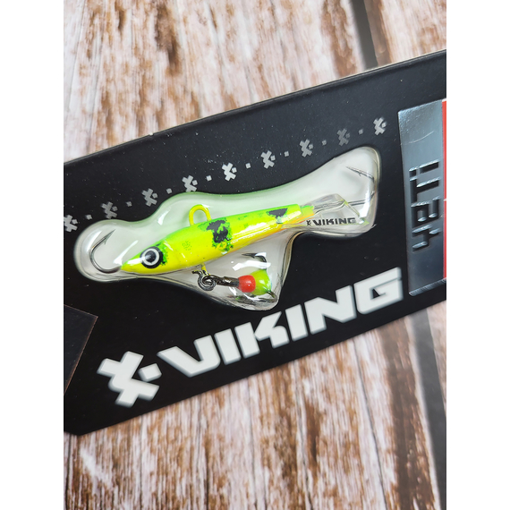 Балансир Viking Fishing Yeti Ice Jig 40mm 7.0g #05 Acid, Розмір/Вага: 40мм/7г, Колір балансиру: #5 Acid, фото , изображение 5