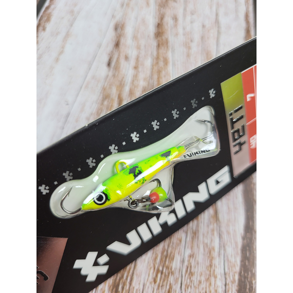 Балансир Viking Fishing Yeti Ice Jig 40mm 7.0g #05 Acid, Розмір/Вага: 40мм/7г, Колір балансиру: #5 Acid, фото , изображение 7