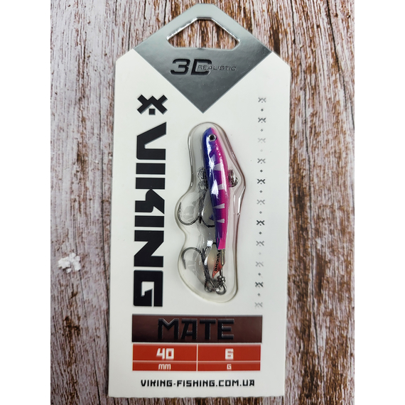 Балансир Viking Fishing Mate Ice Jig 40mm 6g #09 Strange Perch, Розмір/Вага: 40мм/6г, Колір балансиру: #09 Strange Perch, фото , изображение 3