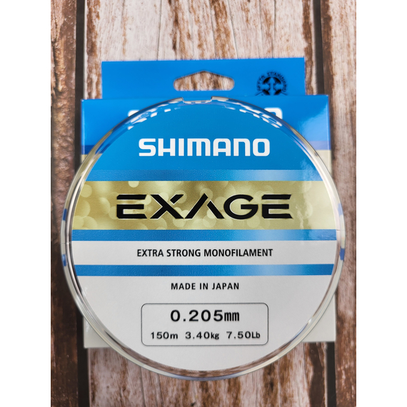 Леска SHIMANO EXAGE 150m 0.205mm 3.4kg, Диаметр: 0.205, Размотка: 150m, фото , изображение 6