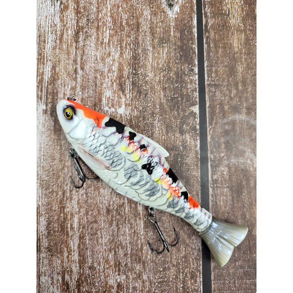 Воблер Savage Gear 3D Hard Pulsetail Roach SS 135mm 40.0g Koi Carp, Розмір/Вага: 135мм/40г, Колір воблера: Koi Carp, фото , изображение 4