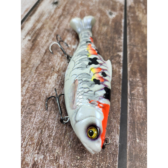 Воблер Savage Gear 3D Hard Pulsetail Roach SS 135mm 40.0g Koi Carp, Розмір/Вага: 135мм/40г, Колір воблера: Koi Carp, фото , изображение 8