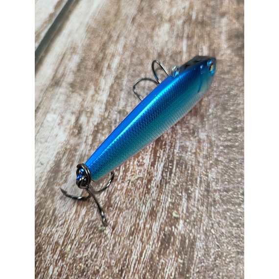 Зимовий воблер Viking Fishing Outcast Vib 70mm 21g #05 Blue Back (зимова приманка для ловлі з льоду), Колір: Blue Back, Розмір/Вага: 70мм/21г, фото , изображение 6