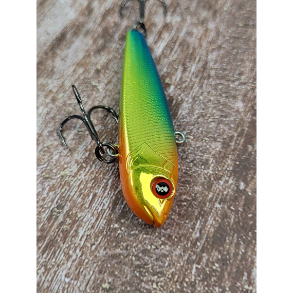 Зимовий воблер Viking Fishing Outcast Vib 70mm 21g #11 Metal Clown (зимова приманка для ловлі з льоду), Колір: Metal Clown, Розмір/Вага: 70мм/21г, фото , изображение 7