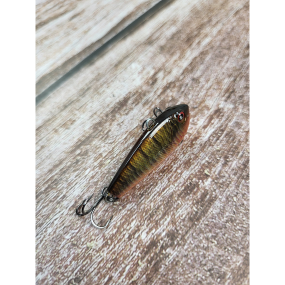 Зимний воблер Viking Fishing Outcast Vib 40mm 7.0g #04 Dark Moon (зимняя приманка для ловли со льда), Выберите цвет: Dark Moon, Размер/Вес: 40мм/7г, фото , изображение 6