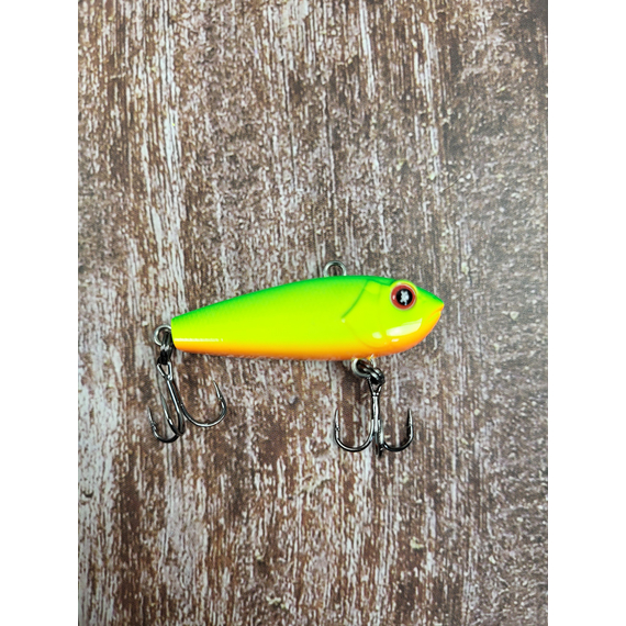 Зимний воблер Viking Fishing Outcast Vib 40mm 7.0g #14 Green Parrot (зимняя приманка для ловли со льда), Выберите цвет: Green Parrot, Размер/Вес: 40мм/7г, фото , изображение 4