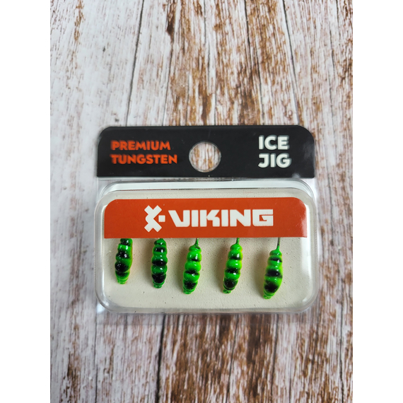 Мормишка вольфрамова Viking Fishing Shrimp 0.91g 9mm Hot1 (5шт), Размер/Вес: 9мм/0.91г, Колір мормишки: Hot1, фото , изображение 3