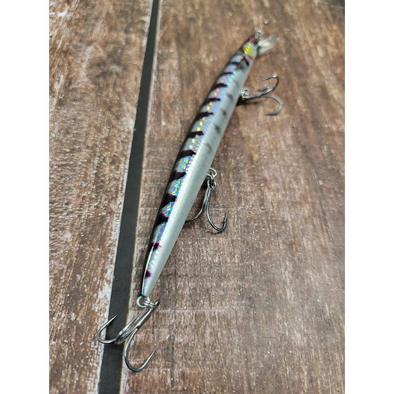 Воблер Savage Gear Sandeel Jerk Minnow S 145mm 17.0 g Barracuda PHP, Розмір/Вага: 145мм/17г, Колір воблера: Barracuda PHP, фото , изображение 7