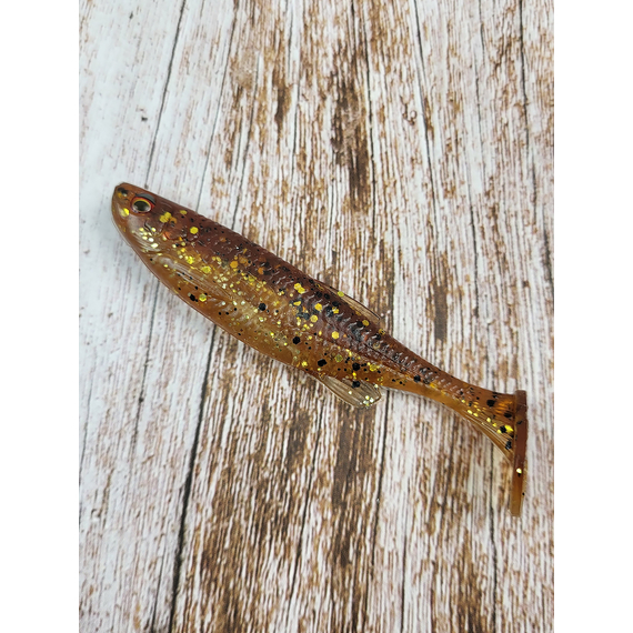 Силікон Savage Gear Fat Minnow T-Tail 75mm 5.0g Motoroil UV (поштучно), Довжина силікону: 75mm, Колір силікону: Motoroil UV, фото , изображение 5