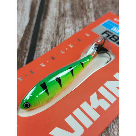 Бокоплав Viking Fishing Bobby 56mm 22.0g #04 Fire Perch, Розмір/Вага: 56мм/22г, Колір бокоплаву: #04 Fire Perch, фото , изображение 8