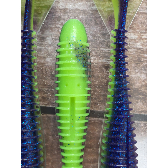 Силікон Keitech Swing Impact FAT 6.8" (3 шт/уп),, колір: pal#06 violet lime berry, Довжина силікону: 6.8" (17.3 см), Колір силікону: PAL#06 Violet Lime Berry, фото , изображение 10