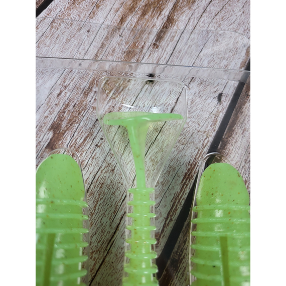 Силікон Keitech Swing Impact FAT 6.8" (3 шт/уп),, колір: ea#19 electric chart shad, Довжина силікону: 6.8" (17.3 см), Колір силікону: EA#19 Electric Chart Shad, фото , изображение 8