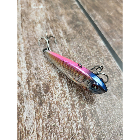 Зимовий воблер Viking Fishing Outcast Vib HV 60mm 16g #07 Pink Minnow (зимова приманка для ловлі з льоду), Колір: Pink Minnow, Розмір/Вага: 60мм/16г, фото , изображение 6