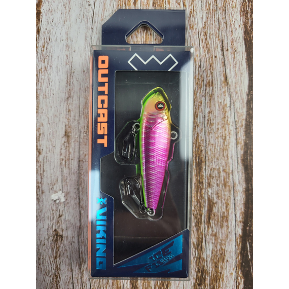 Зимний воблер Viking Fishing Outcast Vib 50mm 10.0g #10 Violet Dream (зимняя приманка для ловли со льда), Выберите цвет: Violet Dream, Размер/Вес: 50мм/10г, фото , изображение 2