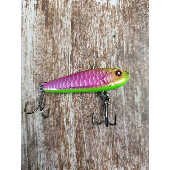 Зимний воблер Viking Fishing Outcast Vib 50mm 10.0g #10 Violet Dream (зимняя приманка для ловли со льда), Выберите цвет: Violet Dream, Размер/Вес: 50мм/10г, фото , изображение 4