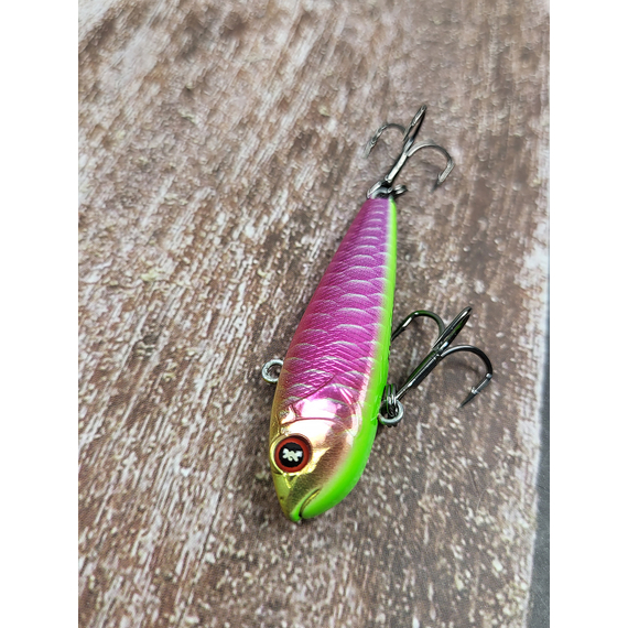 Зимний воблер Viking Fishing Outcast Vib 50mm 10.0g #10 Violet Dream (зимняя приманка для ловли со льда), Выберите цвет: Violet Dream, Размер/Вес: 50мм/10г, фото , изображение 7