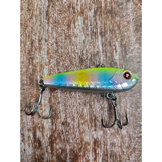 Зимовий воблер Viking Fishing Outcast Vib 50mm 10.0g #15 Pine Legend (зимова приманка для ловлі з льоду), Колір: Pine Legend, Розмір/Вага: 50мм/10г, фото , изображение 4