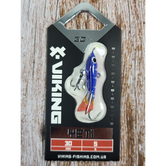 Балансир Viking Fishing Yeti Ice Jig 30mm 5.0g #09 Strange Perch, Розмір/Вага: 30мм/5г, Колір балансиру: #9 Strange Perch, фото , изображение 3