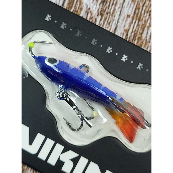 Балансир Viking Fishing Yeti Ice Jig 30mm 5.0g #09 Strange Perch, Розмір/Вага: 30мм/5г, Колір балансиру: #9 Strange Perch, фото , изображение 6