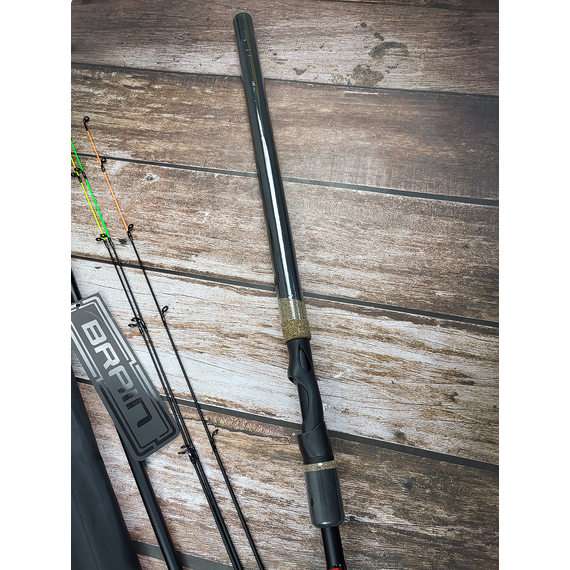 Фідер Brain Classic SE 3.00м / до 60гр — легкий фідер для стоячої води + 3 вершинки в комплекті, Модель: 3.0m 60g, фото , изображение 12