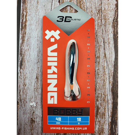 Бокоплав Viking Fishing Bobby 48mm 18.0g #11 Anchovy, Розмір/Вага: 48мм/18г, Колір бокоплаву: #11 Anchovy, фото , изображение 3