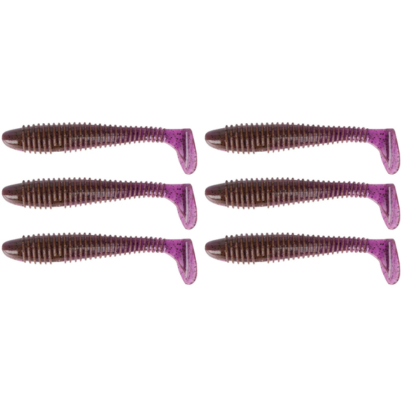 Силікон Select Fatfish 3" col.888 (6 шт/упак), Довжина силікону: 3" (7.62 см), Колір силікону: 888, фото , изображение 2