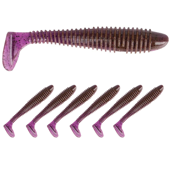 Силікон Select Fatfish 2.4" col.888 (6 шт/упак), Довжина силікону: 2.4" (6.1 см), Колір силікону: 888, фото 