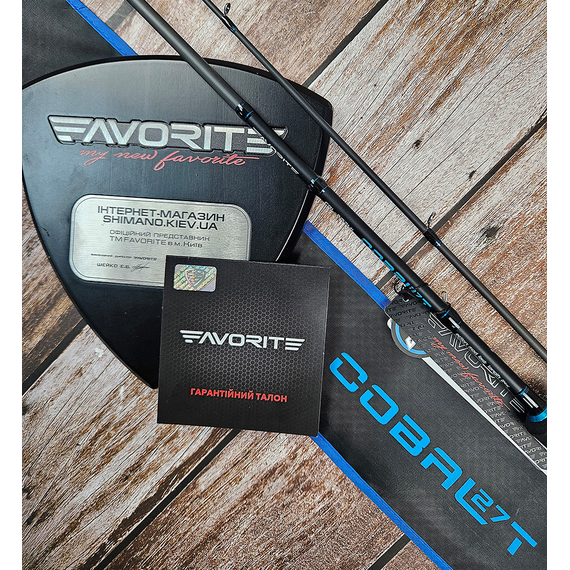 Спінінг Favorite Cobalt CBL-902M 2.7m, 9-28g, Mod.Fast, Модель: 2.70m 9-28g, фото , изображение 2