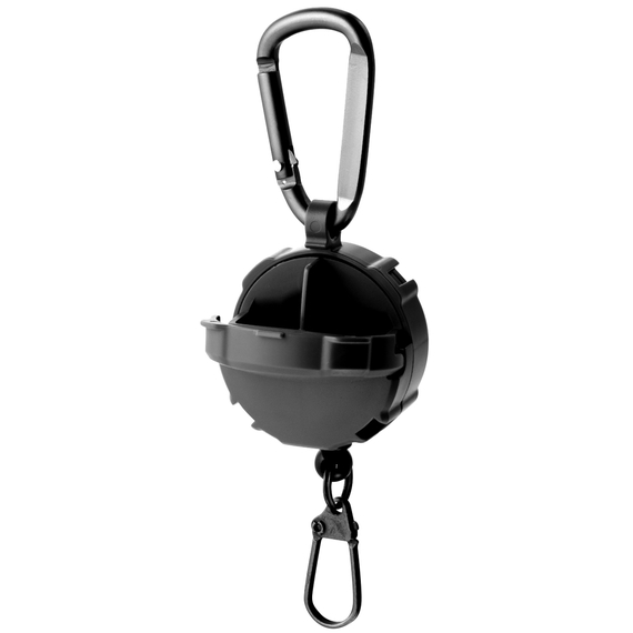 Ретривер DaiichiSeiko Clip On Reel + Micro Case ц:black, фото , изображение 2