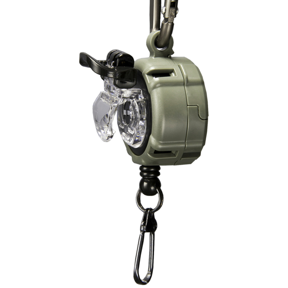 Ретривер DaiichiSeiko Clip On Reel + Micro Case ц:foliage green, фото , изображение 3