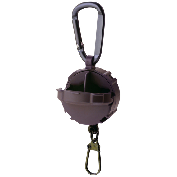 Ретривер DaiichiSeiko Clip On Reel + Micro Case ц:dark earth, фото , изображение 2