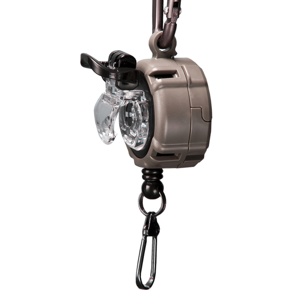 Ретривер DaiichiSeiko Clip On Reel + Micro Case ц:dark earth, фото , изображение 3