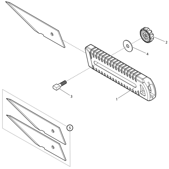 Змінні леза DaiichiSeiko MC Knife #55 (2 шт/уп), фото , изображение 3
