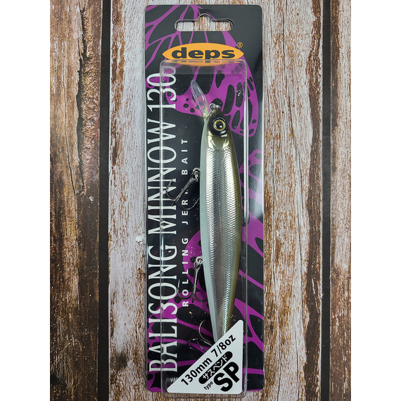 Воблер Deps Balisong Minnow 130SP 130mm 24.8g #09 Half mirror smelt, Размер/Вес: 130мм/24.8г, Цвет воблера: 09, фото , изображение 4