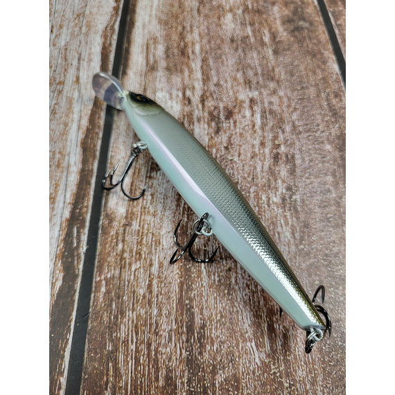 Воблер Deps Balisong Minnow 130SP 130mm 24.8g #09 Half mirror smelt, Размер/Вес: 130мм/24.8г, Цвет воблера: 09, фото , изображение 10