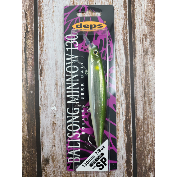 Воблер Deps Balisong Minnow 130SP 130mm 24.8g #20 GM Ayu, Размер/Вес: 130мм/24.8г, Цвет воблера: 20, фото , изображение 4
