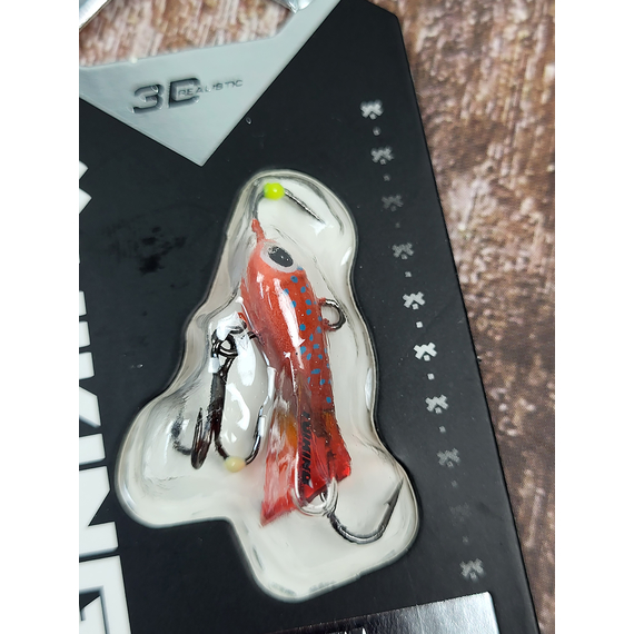 Балансир Viking Fishing Yeti Ice Jig 20mm 3.0g #07 Coral Trout, Розмір/Вага: 20мм/3г, Колір балансиру: #7 Coral Trout, фото , изображение 8